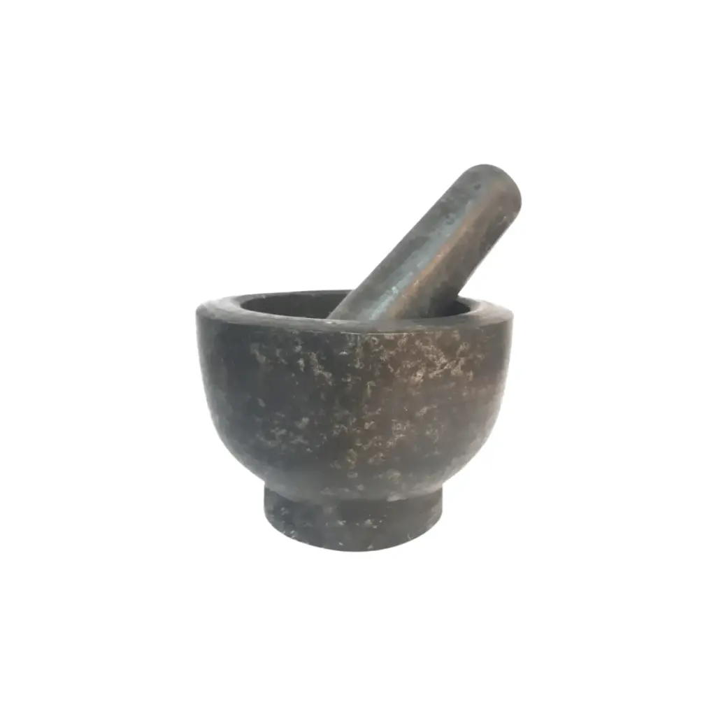 Vijzel van ⌀13cm met stamper van natuursteen
